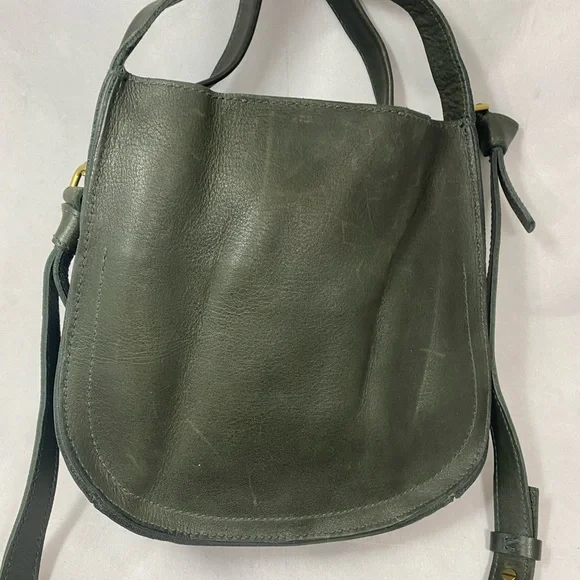 Madewell leather crossbody bag green - Picture 10 of 10